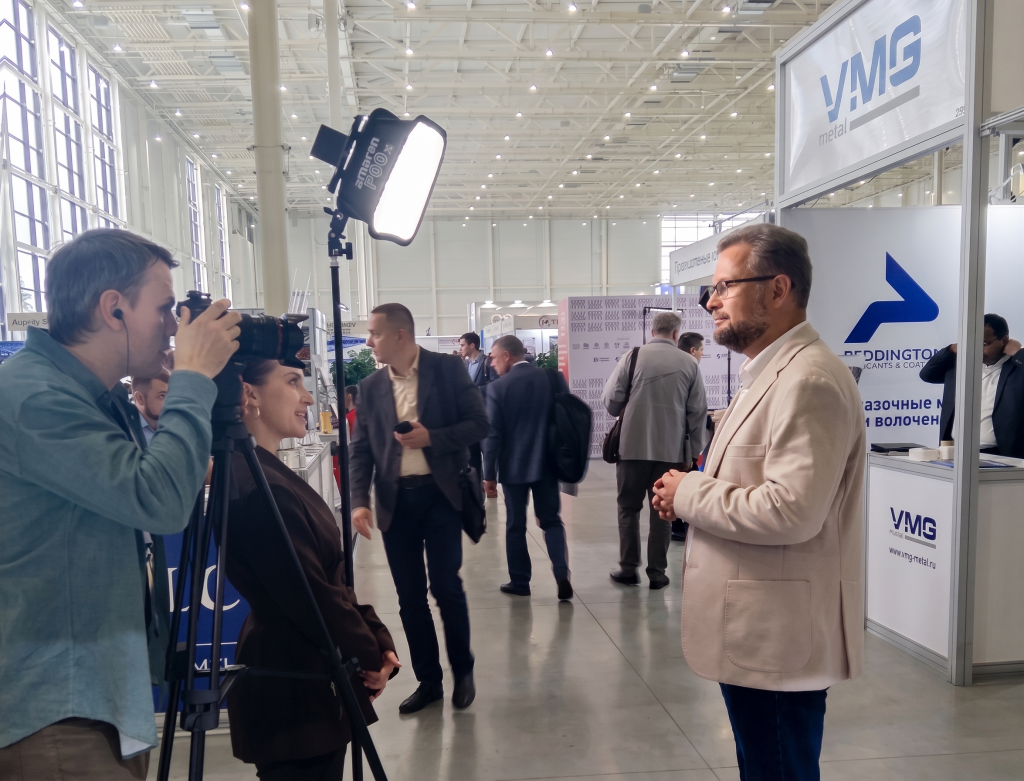 Интервью у директора VMG Metal на выставке Wire 2026 Интервью у директора VMG Metal на выставке Wire 2026